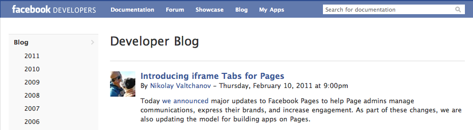 blog developer fb